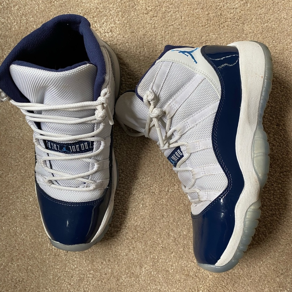 Jordan 11 retro BP kids white/ university blue